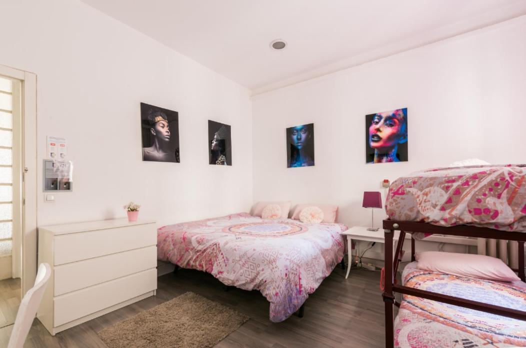 M&F 7 Rooms/7 Bathrooms Over Gran Via Madrid Exterior foto