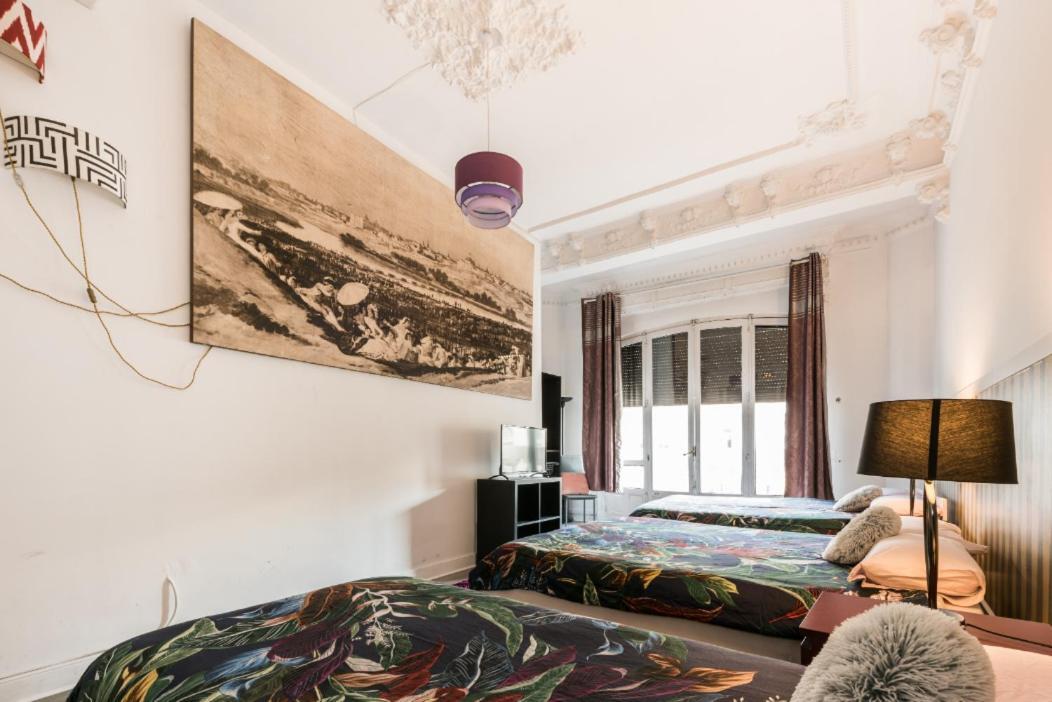 M&F 7 Rooms/7 Bathrooms Over Gran Via Madrid Exterior foto