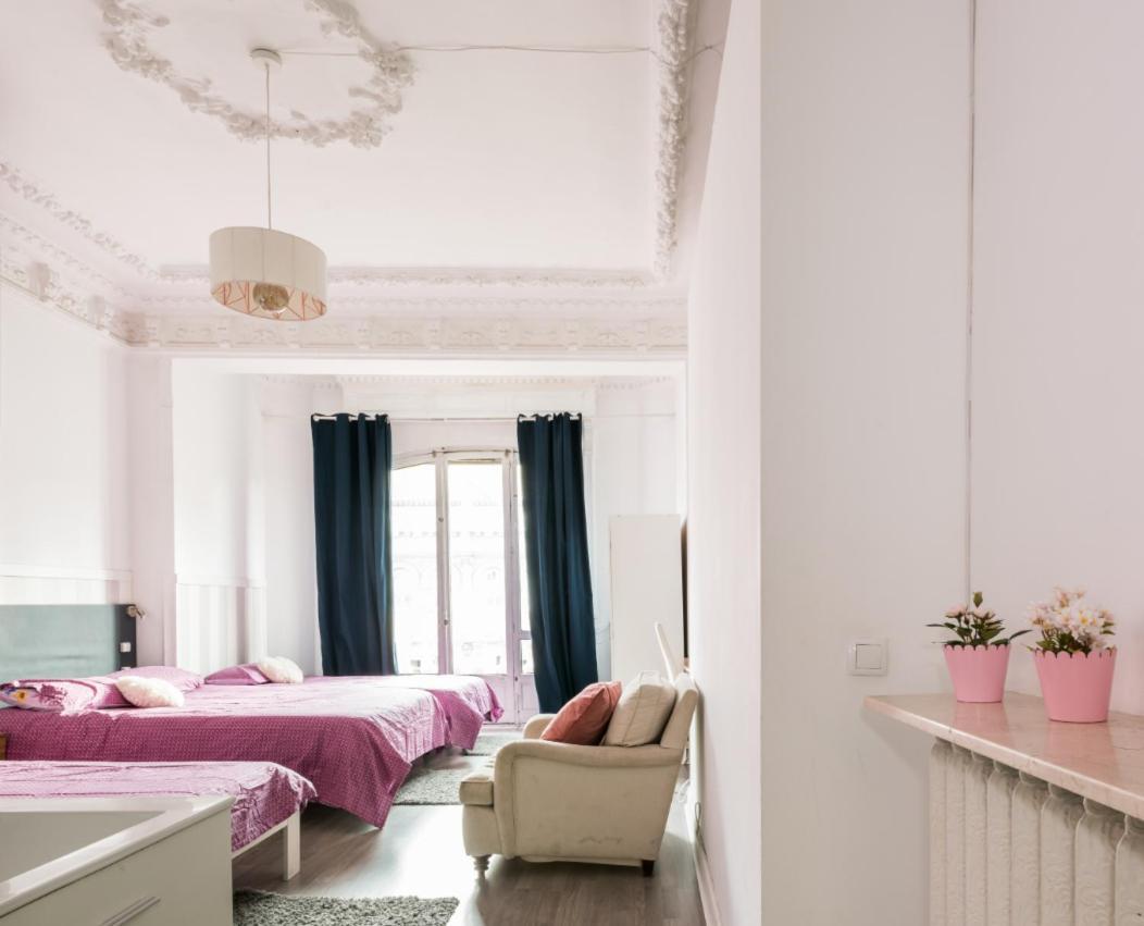 M&F 7 Rooms/7 Bathrooms Over Gran Via Madrid Exterior foto