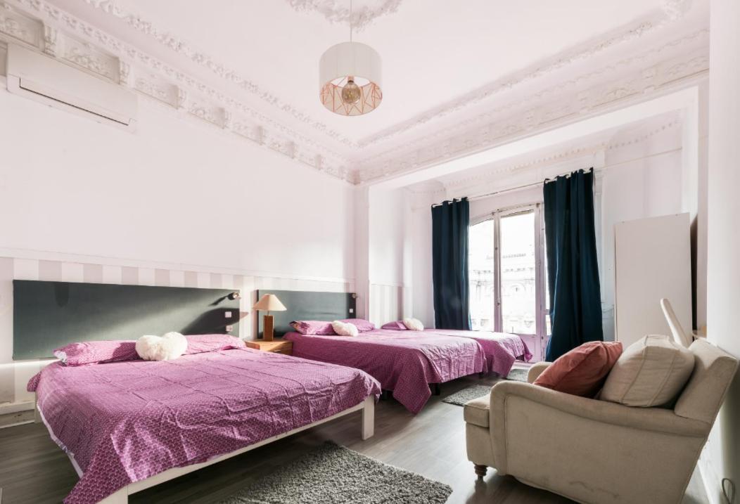 M&F 7 Rooms/7 Bathrooms Over Gran Via Madrid Exterior foto
