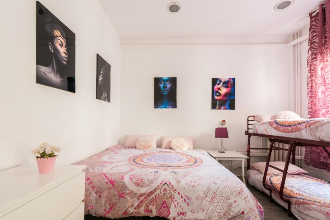 M&F 7 Rooms/7 Bathrooms Over Gran Via Madrid Exterior foto
